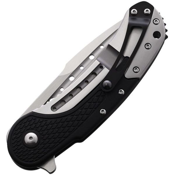 BG010_add_01.jpg Begg Knives Bodega Framelock Black D2 Folding Knife