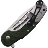 Begg Knives Bodega Framelock D2 Steel OD Green Folding Knife