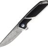 Begg Knives Diamici Damascus VG-10 Folding Knife Black G10