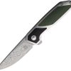 Begg Knives Diamici Linerlock Damascus Folding Knife VG-10