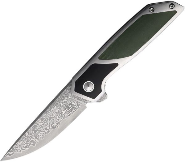 Begg Knives Diamici Linerlock Damascus Folding Knife VG-10