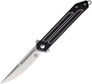 BG016.jpg Begg Knives Kwaiken Linerlock D2 Steel Black Folding Knife