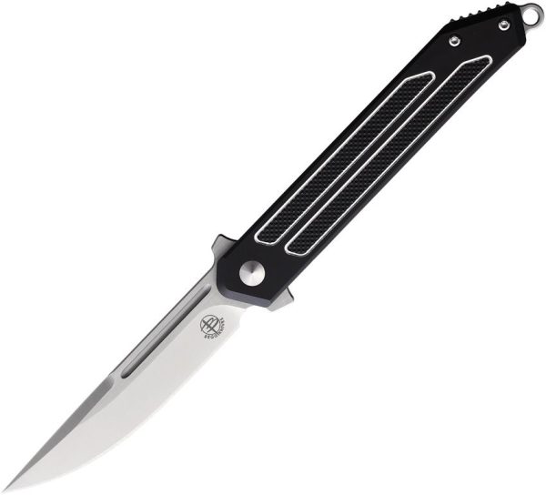 BG016.jpg Begg Knives Kwaiken Linerlock D2 Steel Black Folding Knife