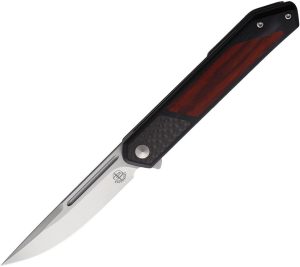 Begg Knives Kwaiken Linerlock Folding Knife D2 Steel Black Red