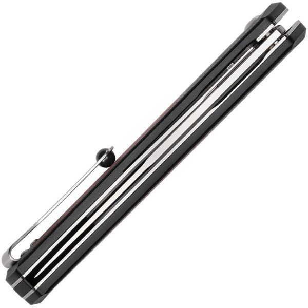 Begg Knives Kwaiken Linerlock Folding Knife D2 Steel Black Red