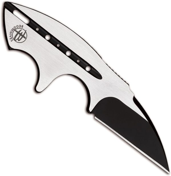 Begg Knives Tree Frog Neck Knife 2-tone AUS-10A Fixed Blade