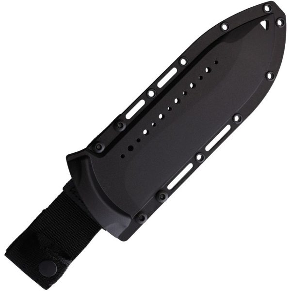 Begg Knives Bolo Fixed Blade 8" AUS-10A Sawback Black