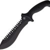BG024.jpg Begg Knives Bolo Fixed Blade 8" AUS-10A Sawback Black
