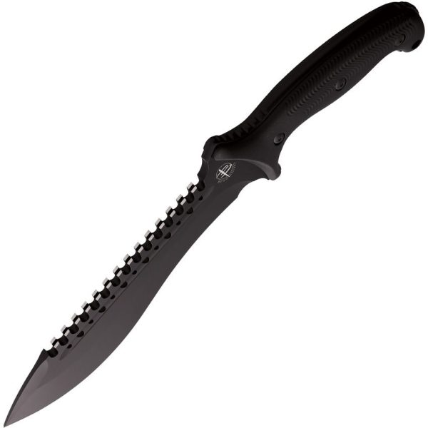 BG024_add_02.jpg Begg Knives Bolo Fixed Blade 8" AUS-10A Sawback Black