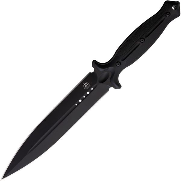 BG027.jpg Begg Knives Filoso Dagger Black 8" AUS-10A Fixed Blade