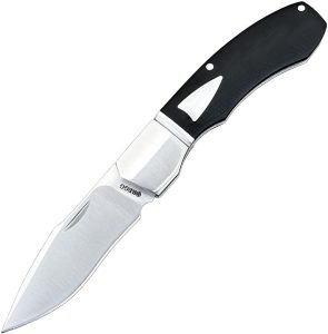 Begg Knives Recurve Slip Joint Black G10 Folding Knife 14C28N