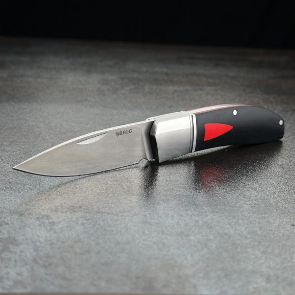 Begg Knives Black Widow Slip Joint Folding Knife 14C28N Stainless