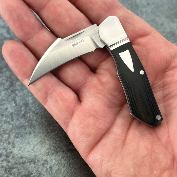 BG041_add_03.jpg Begg Knives Hawkbill Slip Joint Folding Knife 14C28N Stainless