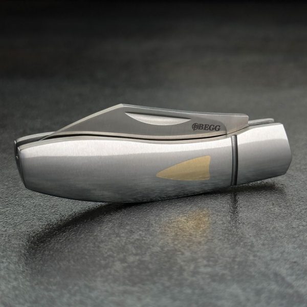 Begg Knives Sheepfoot Mini Slip Joint 14C28N Stainless