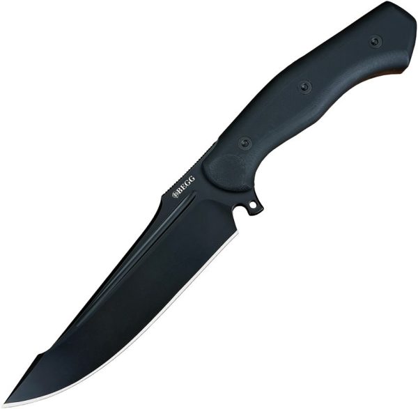 Begg Knives Alligator Fixed Blade 14C28N Black G10 6.38"