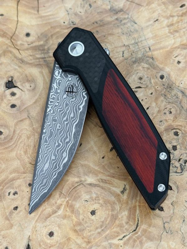 Begg Knives Diamici Linerlock Damascus Steel Folding Knife G10