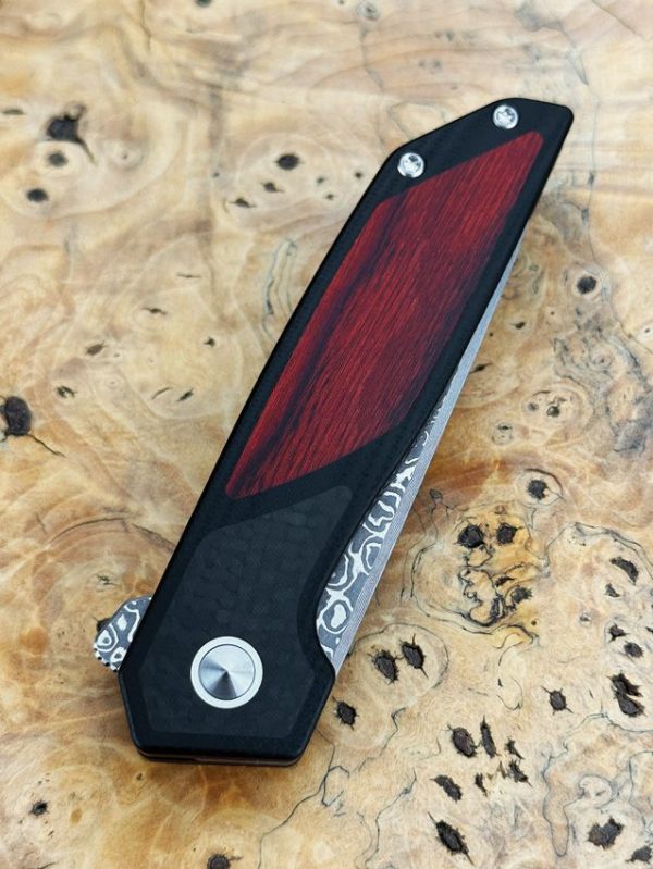 Begg Knives Diamici Linerlock Damascus Steel Folding Knife G10