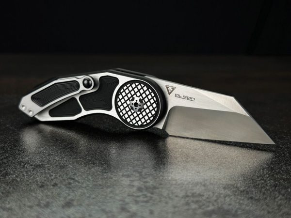 Begg Knives Micro Burst Button Lock Folding Knife VG-10 Black