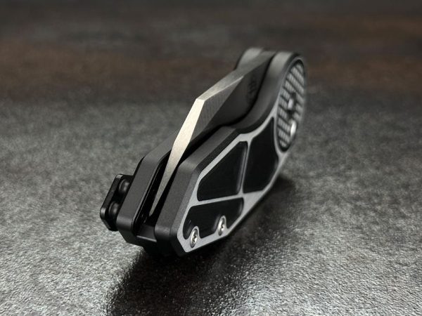 Begg Knives Micro Burst Button Lock Folding Knife VG-10 Black