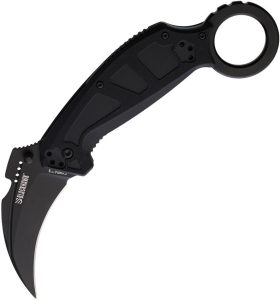 BH15G3201BK.jpg Blackhawk Gara 3 Karambit Black D2 Steel Folding Knife