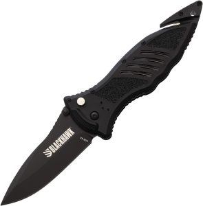 BH15M301BK.jpg Blackhawk CQD Button Lock Folding Knife D2 Steel Black