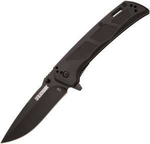 BHBB401BK.jpg Blackhawk Bunker Buster Linerlock Black D2 Steel Folding Knife