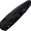 Blackhawk Officer Carry Slide Lock Folding Knife D2 Steel Black