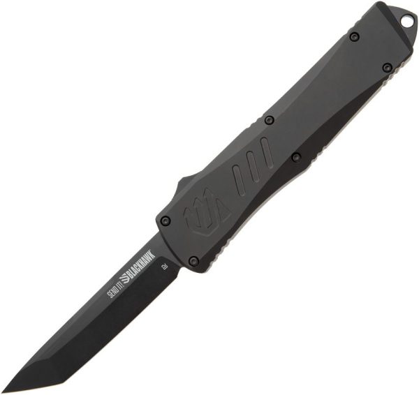 BHSI101BK.jpg Blackhawk Auto Send It OTF Tanto - Black DLC D2