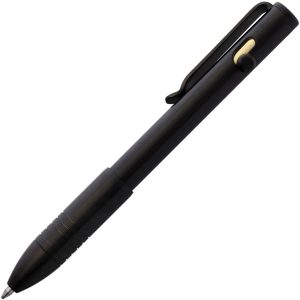 BIG005TBK.jpg Big Idea Design Bolt Action Pen Ti Black Titanium Tactical