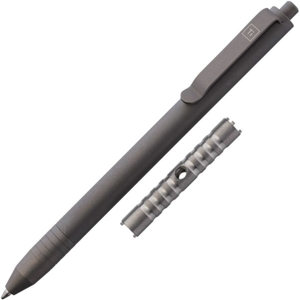 BIG007.jpg Big Idea Design Slim Click Pen Ti SW Titanium Tactical Pen