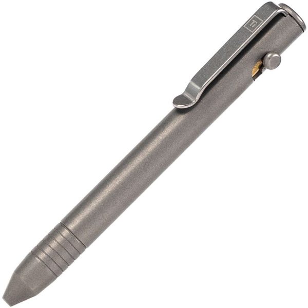 Big Idea Design Base Line Bolt Pen Stonewash Titanium
