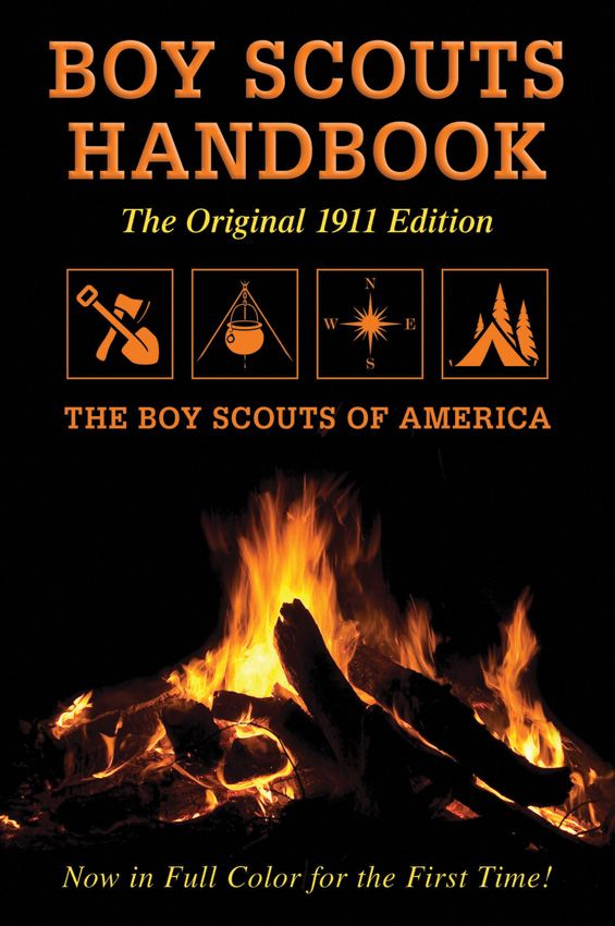 BK255.jpg Books Boy Scouts Handbook Original 1911 Edition Reprint
