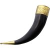 United Cutlery Viking Drinking Horn 14" Natural Cow Horn Brass