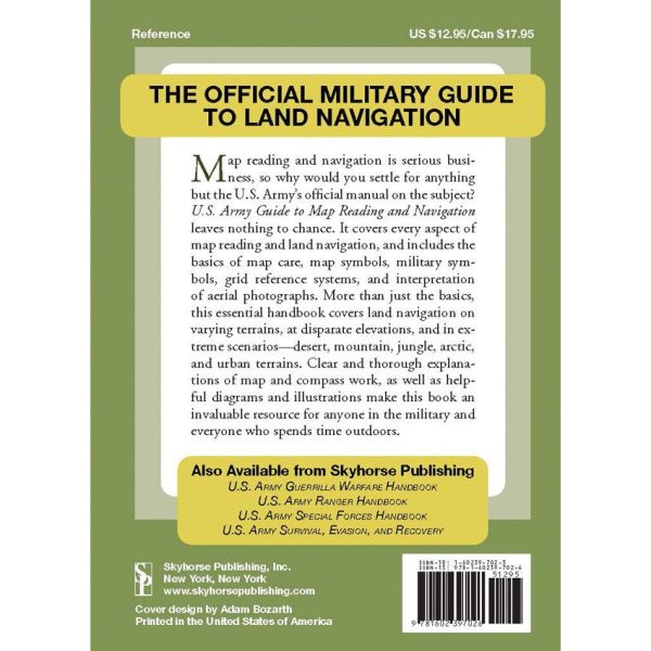 Books U.S. Army Guide to Map Reading - Navigation Reference