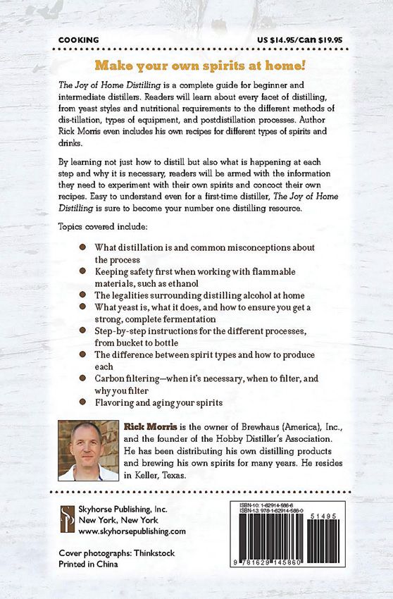 Books The Joy of Home Distilling - Spirits & Moonshine Guide