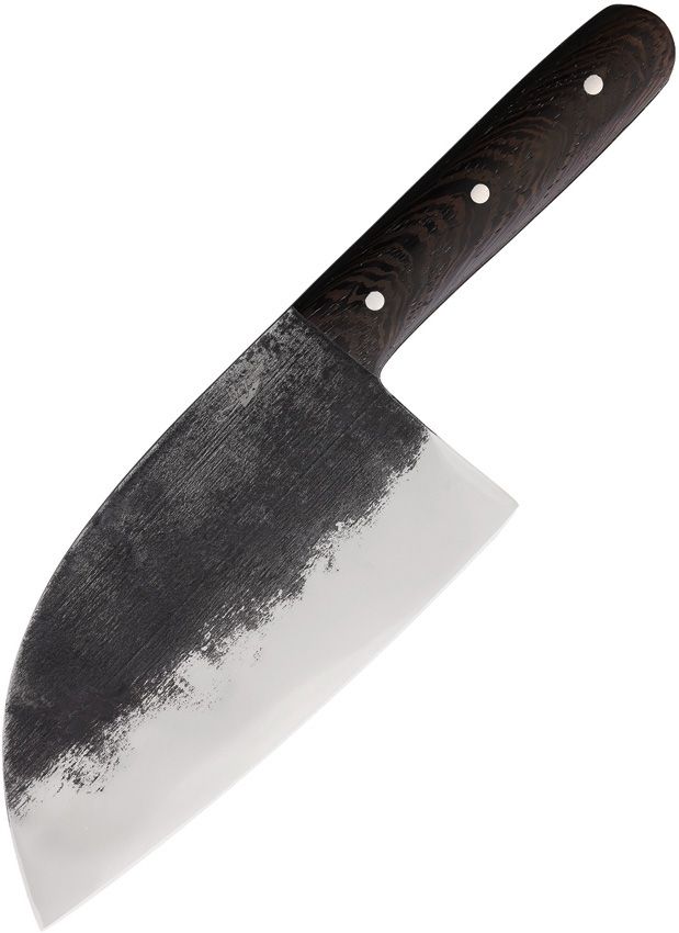 BenJahmin Knives Camp Cleaver 7.25" 440 Stainless Fixed Blade w/ Sheath