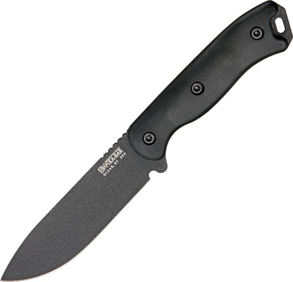 Becker Short Drop Point Fixed Blade Knife 1095 Carbon Steel USA