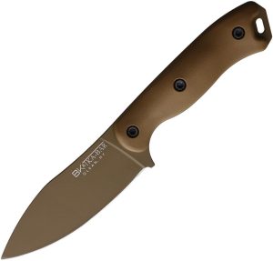 Becker Nessmuk Fixed Blade 1095 Carbon Steel Brown Handle