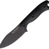 Becker Nessmuk Fixed Blade Black 1095 Carbon Steel EDC Knife