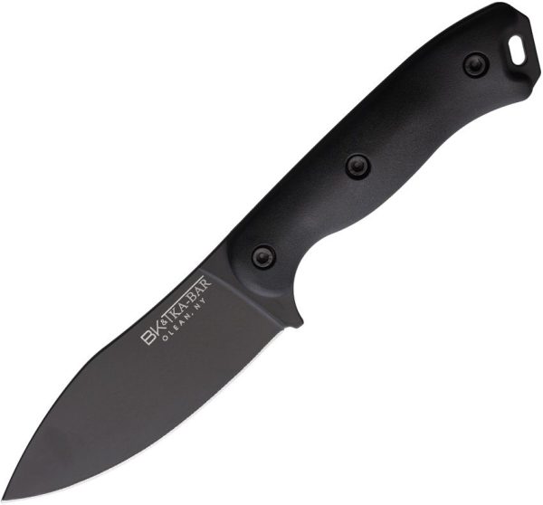 Becker Nessmuk Fixed Blade Black 1095 Carbon Steel EDC Knife