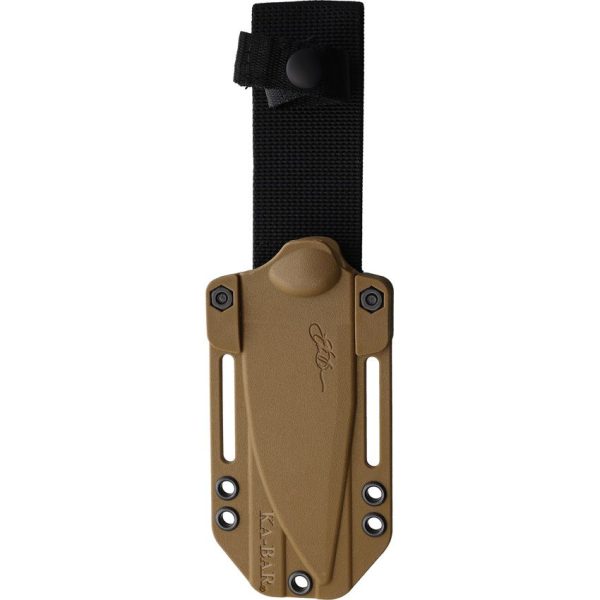 Becker Nessmuk Fixed Blade 1095 Carbon Steel Brown Handle