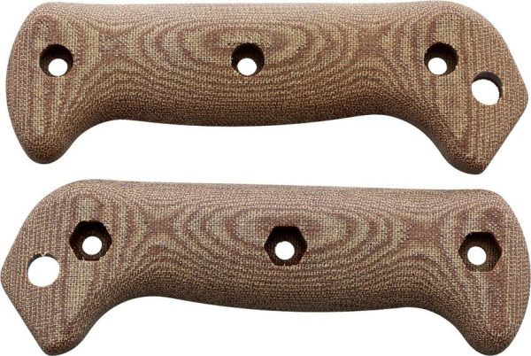 Becker Micarta Knife Handles - Tan Replacement Set