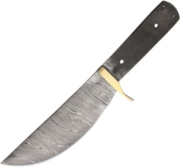 Knifemaking Damascus Skinner Blade - 6 inch Steel