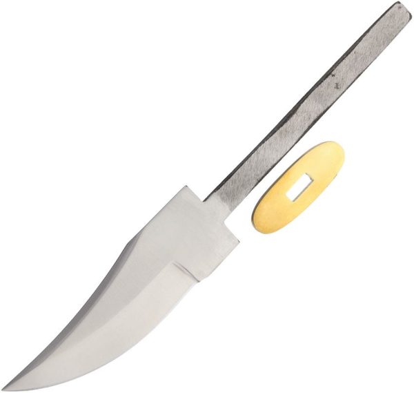 Knifemaking Clip Point Blade - 4 inch Satin Stainless