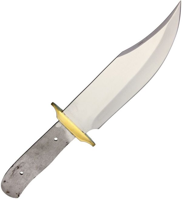 BL055.jpg Knifemaking Bowie Hunter Blade - 8 inch Satin Stainless