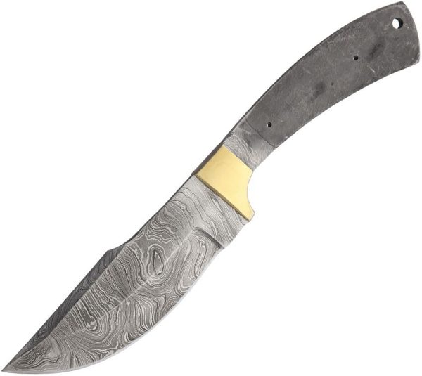 Knifemaking Damascus Skinner Blade - 4.75 inches