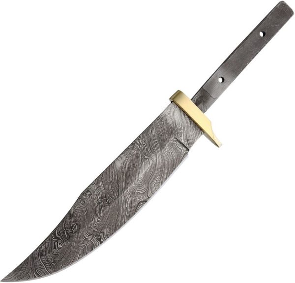 Knifemaking Damascus Clip Point Blade - 6.5 inches