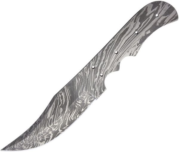 Knifemaking Damascus Upswept Skinner 4.25 inches