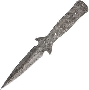 Knifemaking Boot Knife Damascus Double Edge - 4.25 inches