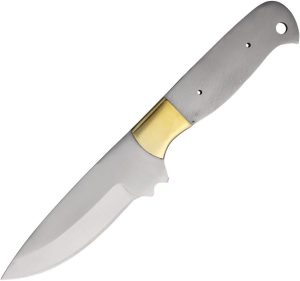 Knifemaking Drop Point Stainless Blade - 4.75 inches